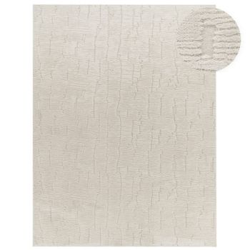 Alfombra moderna Tokko crema 80x150 cm