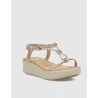 exe shoes sandalias sandalia bzx33170-002 oro rosado para mujer