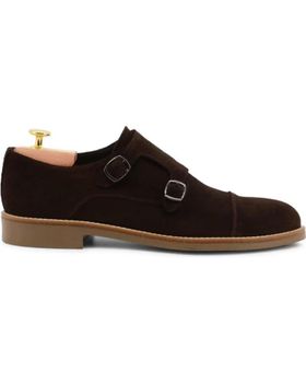 de DUCA DI MORRONE DUCA DI MORRONE ALCIDE MONK STRAP DOBLE DE ANTE MARRÓN BROWN