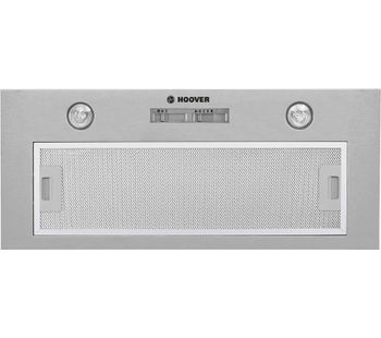 HBG520S Canopy Cooker Hood - Silver, Silver