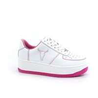 windsor smith deportivas moda sneaker ox platform bicolor white magenta rebound para mujer