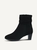 caprice bootie black made of textiles with block heel size 42
