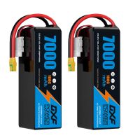 bateria lipo dxf 6s 222v 7000mah 100c con carcasa flexible conector xt90 xt60 ec5 para auto camioneta tanque buggy truggy carreras hobby
