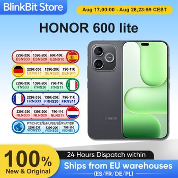 Teléfono Inteligente HONOR 600 Lite 5G Versión EU MediaTek Dimensity 7100 Elite Pantalla AMOLED de 6.6