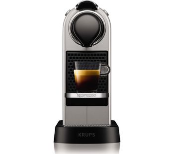 by Krups CitiZ XN741B40 Coffee Machine - Silver, Silver