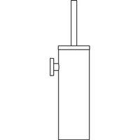 juego de escobilla ideal standard iom para montaje en pared acero inoxidable cepillado a9128my
