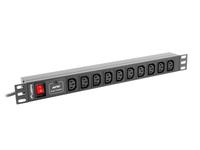 regleta lanberg 1u 10a rack 19