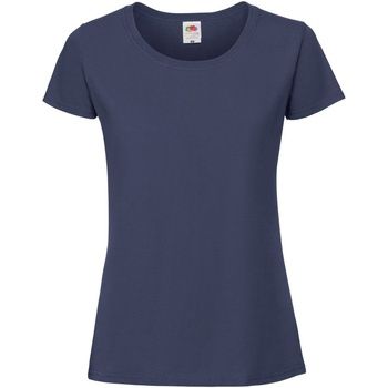 Fruit Of The Loom Camiseta Iconic Premium para mujer