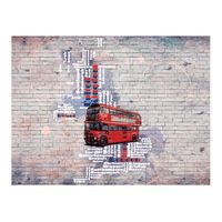 papel pintado 3d - mi londres  250x193 cm