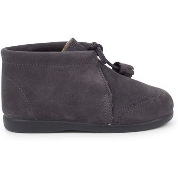Pisamonas Botines Bota Serraje Picado Y Borlas para niña