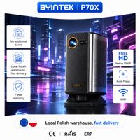 mini proyector portatil byintek bateria integrada compatible con 4k wifi 3d sin impuestos adicionales cine en casa y al aire libre