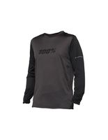 camiseta de ciclismo 100 ridecamp long sleeve black