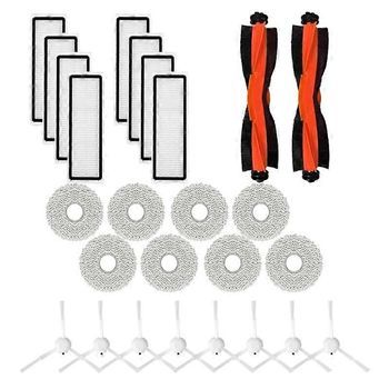 Cepillo Principal, Filtro Hepa, Cepillo Giratorio Lateral, Paños De Fregona, Repuestos Para Aspiradora Dreame X20 Pro