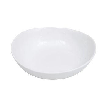 Bol de porcelana blanca