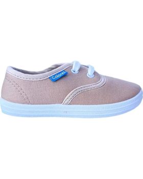 de COLORES ZAPATILLA LONA 2417 BEIGE