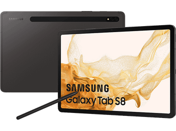 REACONDICIONADO Seminuevo Muy bueno Tablet - Samsung Galaxy TAB S8, 128 GB, Gris Oscuro, WiFi, 11