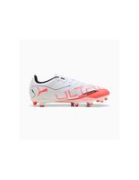 botas de futbol puma ultra 5 play fgag hombre blanconaranja