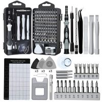juego de destornilladores de precision 138 en 1 kit de herramientas de mano brocas magneticas pequenas portatiles para xiaomi telefono movil pc reparacion de relojes