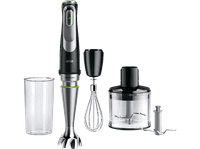 batidora de mano - braun minipimer 9 multiquick mq9135xi 1200w vaso 06 l active powerdrive easyclick plus 3 accesorios  picadora inox