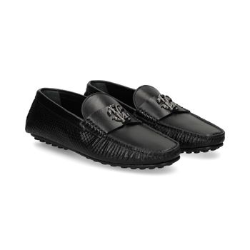 Roberto Cavalli Mocasines Hombre - Negro Talla 44