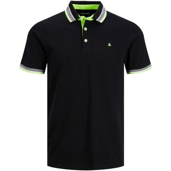 Jack & Jones Polo 12136668 JJEPAULOS POLO SS NOOS BLACK NEON para hombre