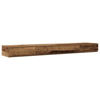 Cajones De Cama Con Cajón Madera Vieja 180 X 36,5 X 16,5 Cm Vidaxl