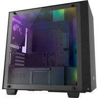 nzxt h400i micro-atx mid-tower pc case - black black