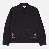heresy guild embroidered cotton-canvas overshirt - s