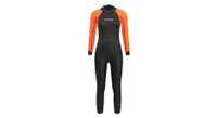 traje de neopreno orca para mujer vitalis hi vis open waternegro naranja