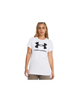 Camiseta Under Armour UA Sportstyle Logo Mujer Blanco