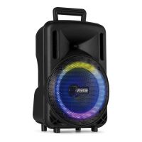 altavoces fenton karaoke bluetooth 300w con bateria y microfono uhf
