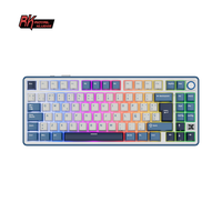 teclado mecanico inalambrico rk royal kludge x87 espanol 80 rgb intercambiable en caliente 24gcableadobluetooth teclado gamer teclas pbt