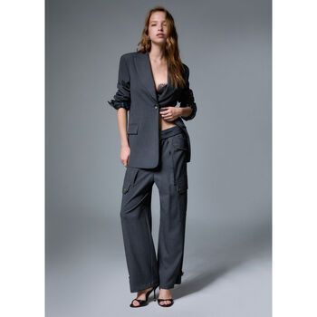 Liu Jo Pantalones Pantalones cargo en franela para mujer