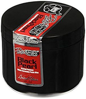 Pete'S '53 Black Pearl Crystal Polymer White Carnuba Paste Wax - 8 Oz