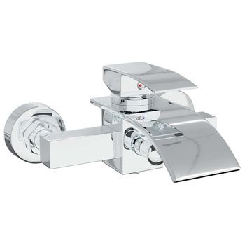 Grifo Mezclador Para Ducha Cromado G 1/2 Pulgadas Vidaxl