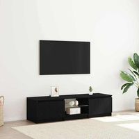 vidaxl gabinete de tv 140 x 385 x 36 cm roble negro