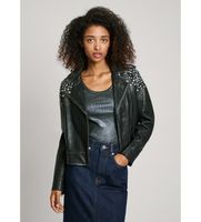 pepe jeans para mujer pl402523 cazadora fantasy negro m casual piel