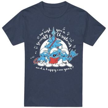 The Smurfs Camiseta Smurfy Christmas Carols para mujer