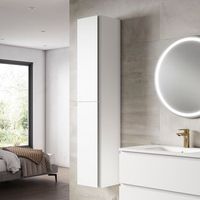 columna de bano coral 30x160x30 cm 2p blanco mate