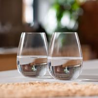 juego de 2 vasos de 55 cl cristalino ultraligero y resistente transpa
