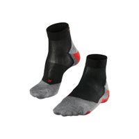 falke ru5 race short calcetines para correr hombres-negrogris claro