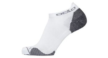 Calcetines medianos odlo ceramicool run blancos unisex 42 44