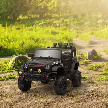 Coche Eléctrico Para Niños De +3 Años Con Negro Aiyaplay