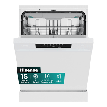 LAVAVAJILLAS 60 CM HISENSE HS643B90W B 15 CUBIERTOS BLANCO