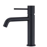 monomando lavabo negro mate serie monza