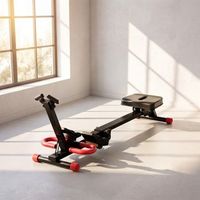 maquina abdominales sportnow acero abs 158x43x43 cm rojo y negro