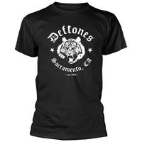 deftones camiseta sacramento para mujer