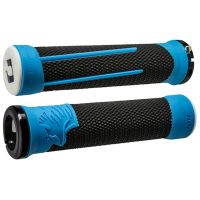odi ag2 v21 mtb lock on grips - 135mm - blackblue