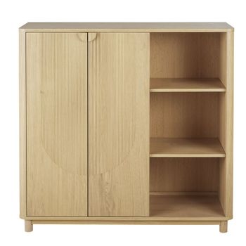 Mueble de almacenaje de 2 puertas y 3 huecos abiertos