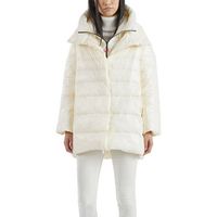 cafe noir abrigo de plumas jn0036 para mujer